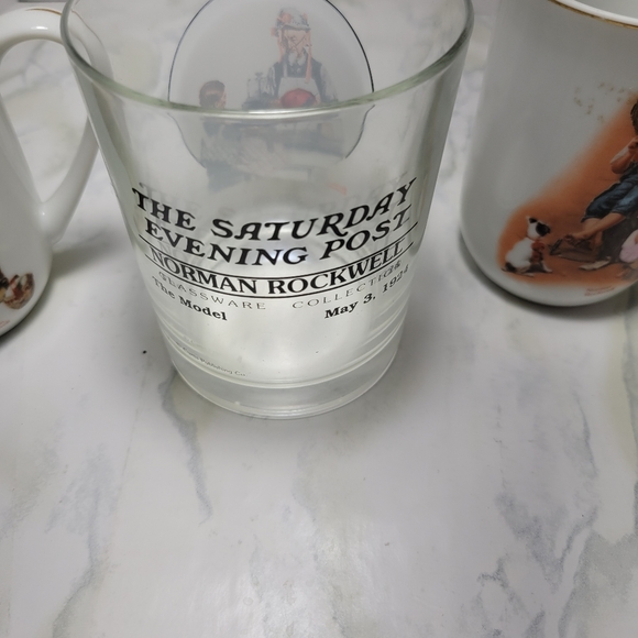Vintage Norman Rockwell. Mugs Set From 1981 - Picture 6 of 6